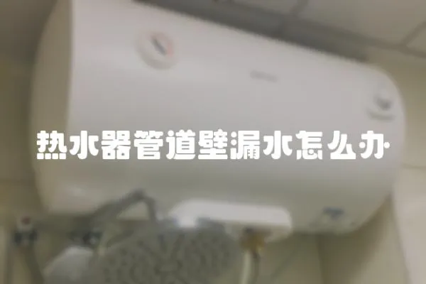 熱水器管道壁漏水怎么辦