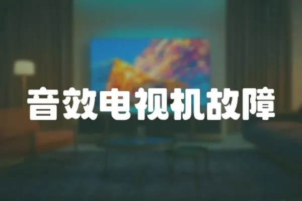 音效電視機(jī)故障