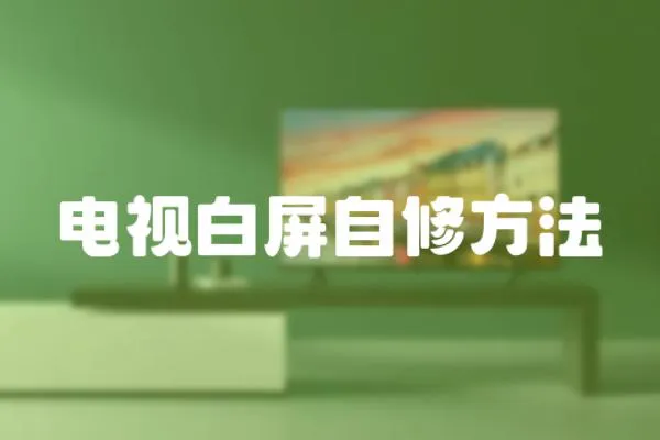 電視白屏自修方法