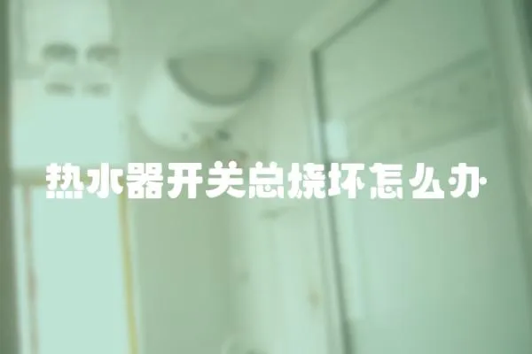 熱水器開關總燒壞怎么辦