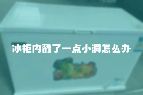 冰柜內戳了一點小洞怎么辦