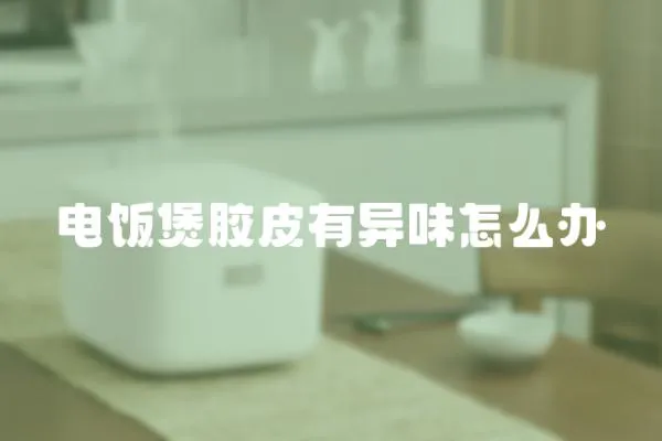 電飯煲膠皮有異味怎么辦