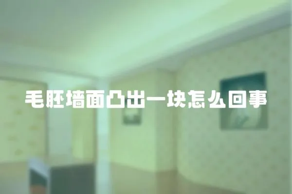 毛胚墻面凸出一塊怎么回事