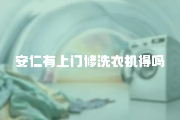 安仁有上門修洗衣機得嗎