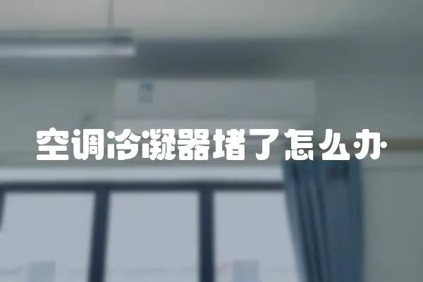 空調冷凝器堵了怎么辦