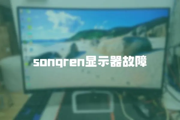 songren顯示器故障