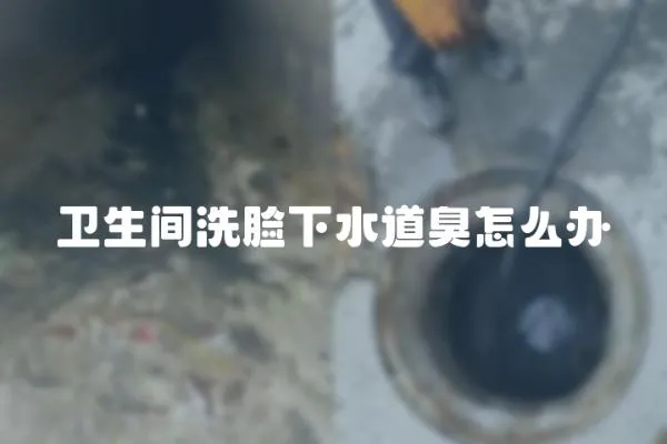 衛(wèi)生間洗臉下水道臭怎么辦
