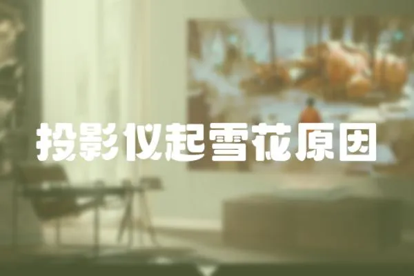 投影儀起雪花原因