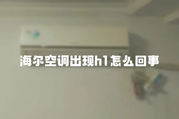 海爾空調(diào)出現(xiàn)h1怎么回事