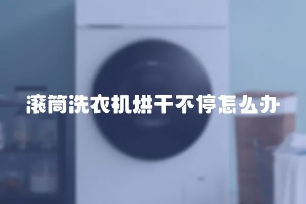滾筒洗衣機烘干不停怎么辦