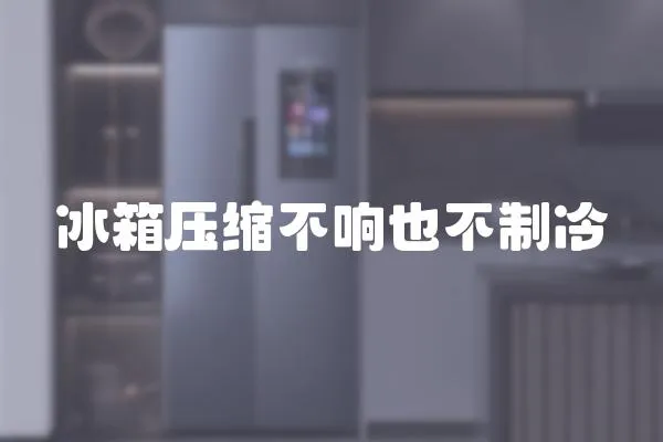 冰箱壓縮不響也不制冷