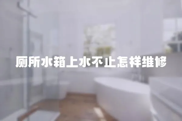 廁所水箱上水不止怎樣維修