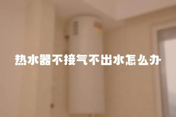 熱水器不接氣不出水怎么辦