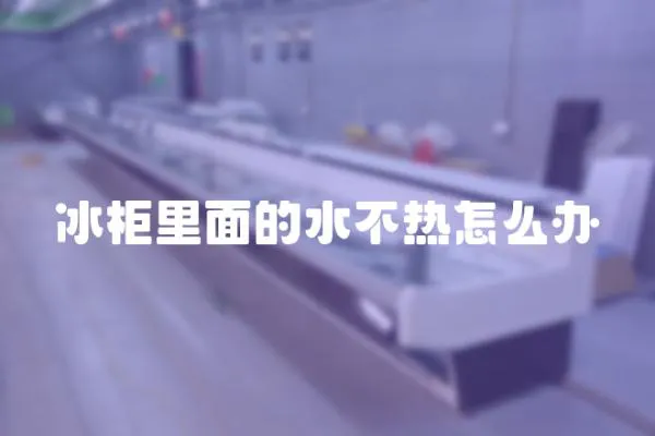 冰柜里面的水不熱怎么辦