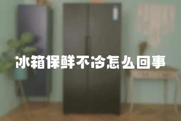 冰箱保鮮不冷怎么回事