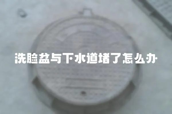 洗臉盆與下水道堵了怎么辦