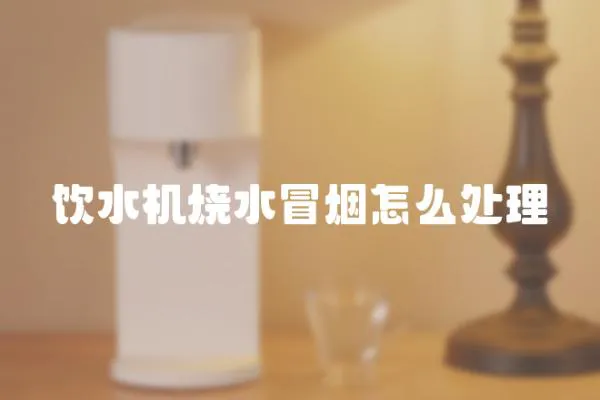 飲水機燒水冒煙怎么處理