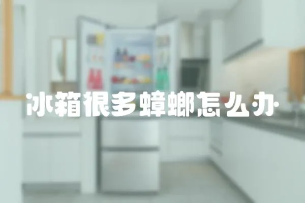 冰箱很多蟑螂怎么辦