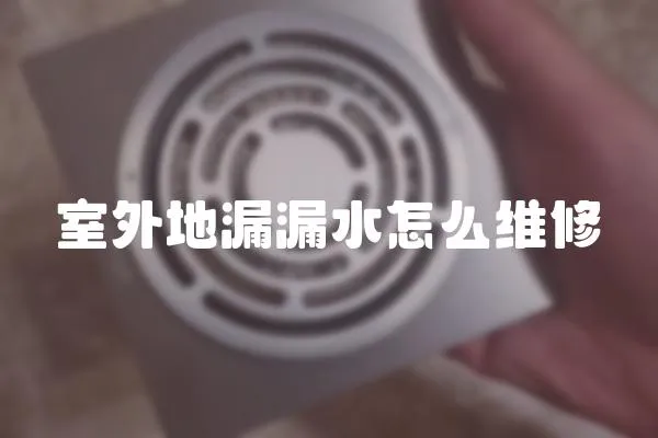室外地漏漏水怎么維修