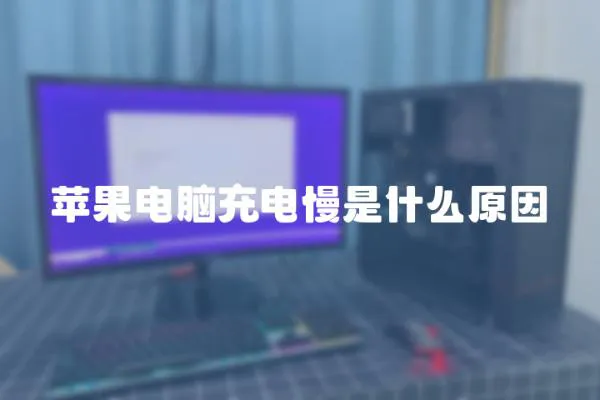 蘋果電腦充電慢是什么原因