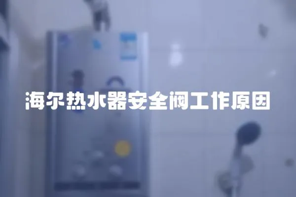 海爾熱水器安全閥工作原因