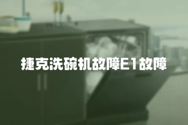 捷克洗碗機(jī)故障E1故障