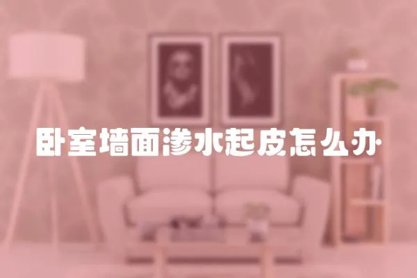 臥室墻面滲水起皮怎么辦