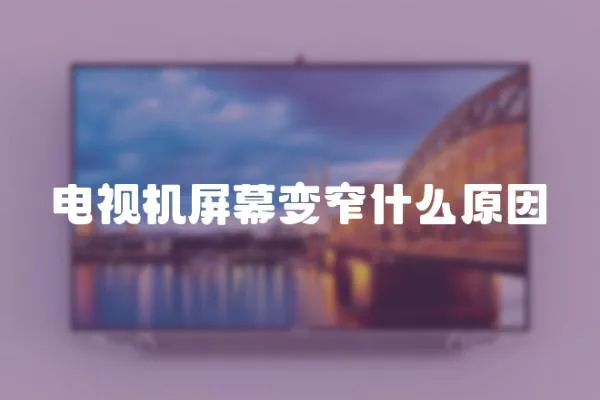 電視機屏幕變窄什么原因