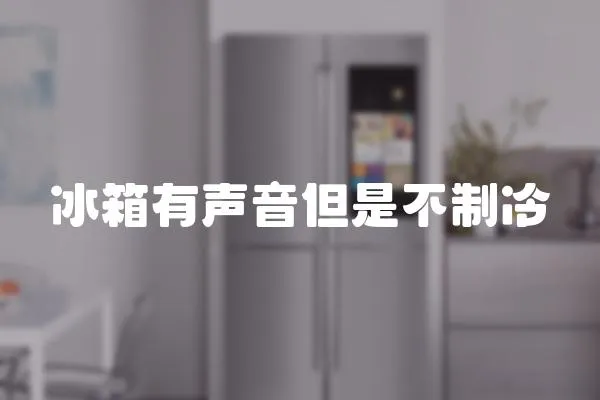 冰箱有聲音但是不制冷
