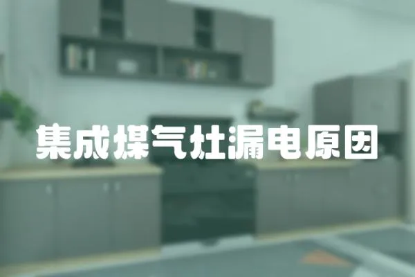 集成煤氣灶漏電原因