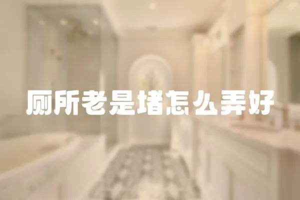 廁所老是堵怎么弄好