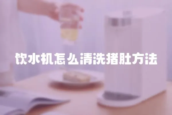 飲水機怎么清洗豬肚方法