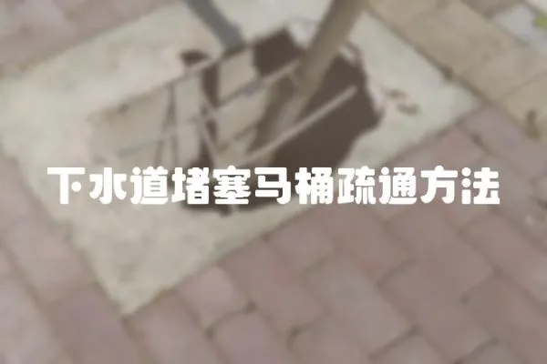 下水道堵塞馬桶疏通方法