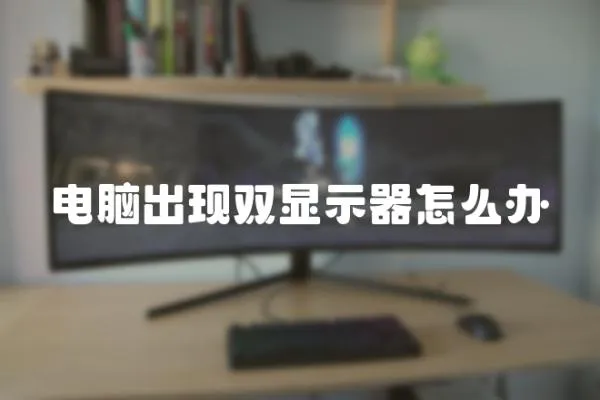 電腦出現雙顯示器怎么辦