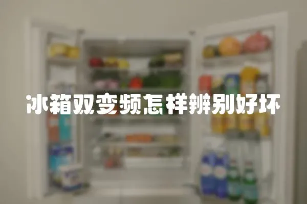 冰箱雙變頻怎樣辨別好壞