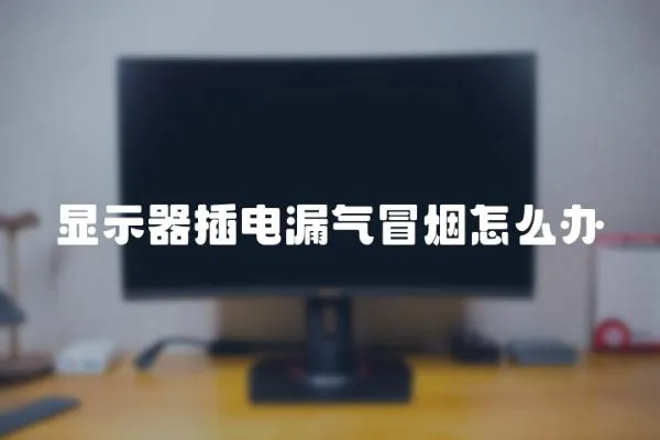 顯示器插電漏氣冒煙怎么辦