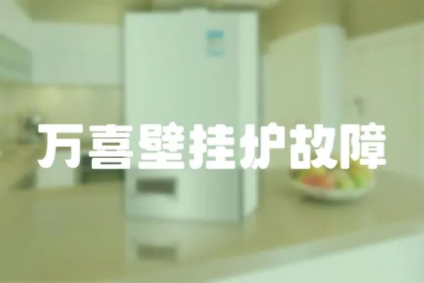 萬喜壁掛爐故障