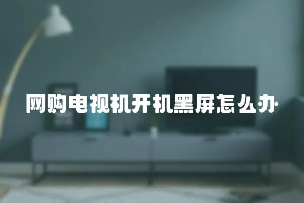 網(wǎng)購電視機(jī)開機(jī)黑屏怎么辦