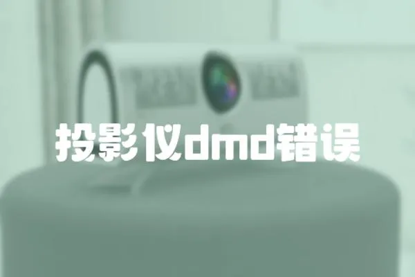 投影儀dmd錯(cuò)誤