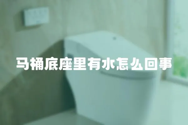 馬桶底座里有水怎么回事