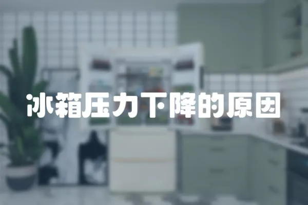 冰箱壓力下降的原因