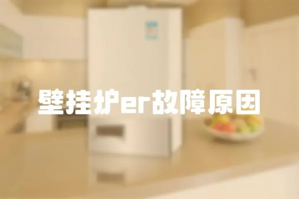 壁掛爐er故障原因