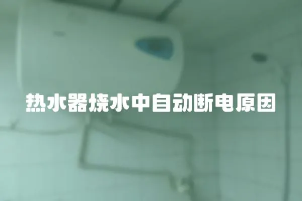 熱水器燒水中自動(dòng)斷電原因