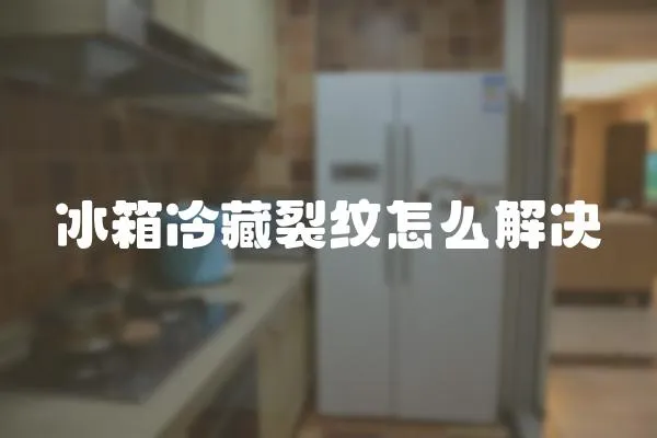 冰箱冷藏裂紋怎么解決