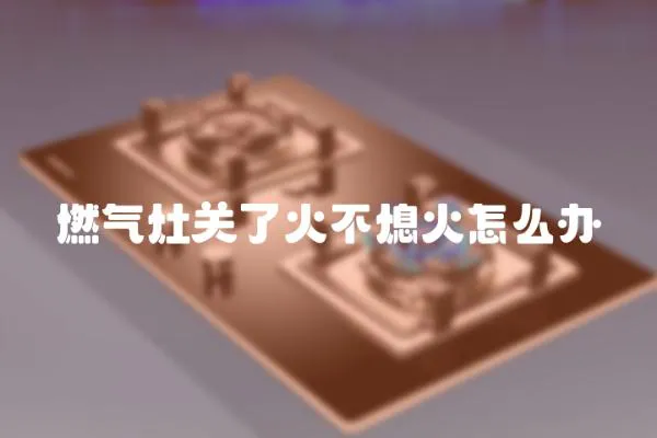 燃氣灶關了火不熄火怎么辦