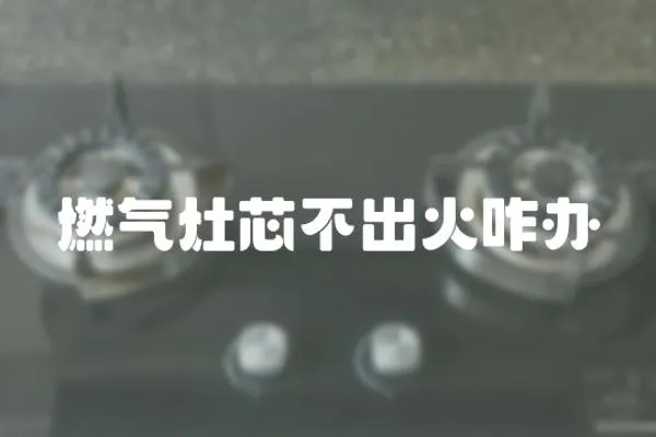 燃氣灶芯不出火咋辦