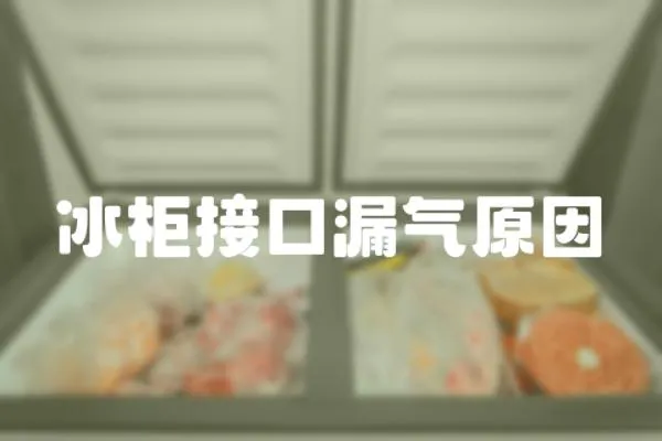 冰柜接口漏氣原因