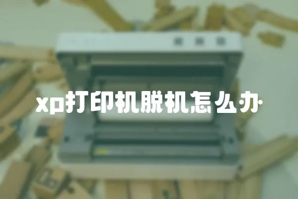 xp打印機(jī)脫機(jī)怎么辦