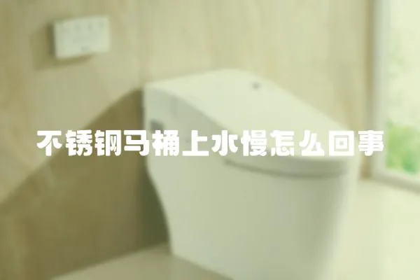 不銹鋼馬桶上水慢怎么回事