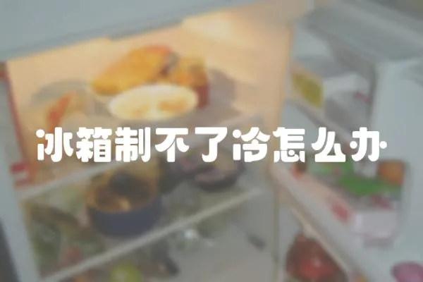 冰箱制不了冷怎么辦